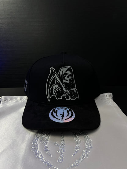 Santa Muerte Reflectiva con Pedreria