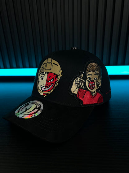 Double Face Demon Patch Michoacaps